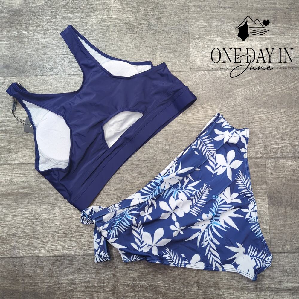 Aimage Crop Bikini Swimsuit Size L - Picture 7 of 7